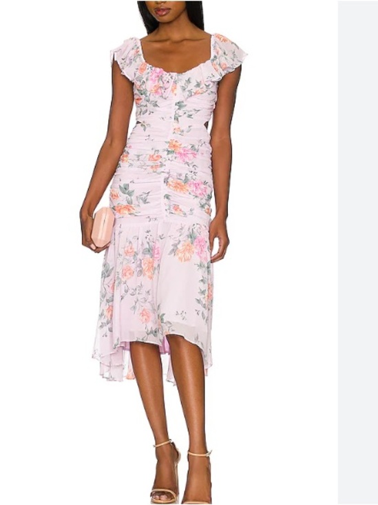 Astr Dresses & Skirts - ASTR The Label Devereaux Dress in Pink multi floral size Medium
